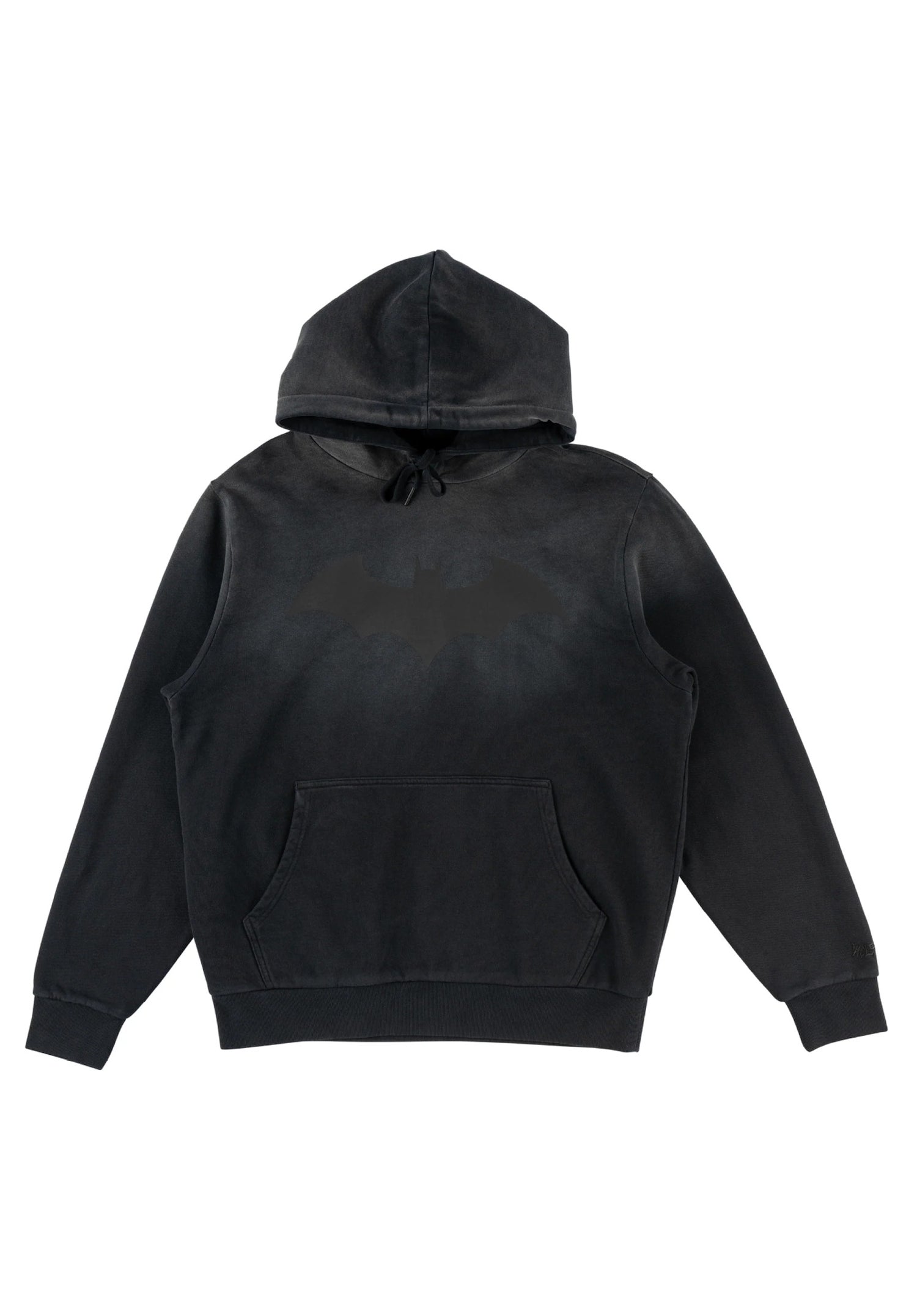 x Batman Bat Logo Enzyme-Washed Custom Sun-Fade black Vorderansicht Zoom Image