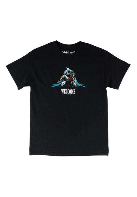 Welcome x Batman Death In The Family T-Shirt black – Vorderansicht