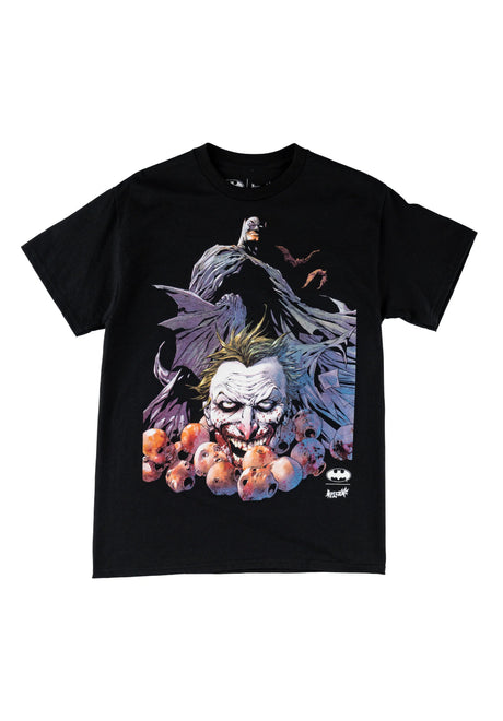 Welcome x Batman Heads Up T-Shirt black – Vorderansicht