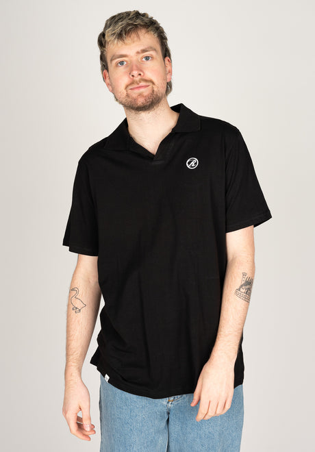 Reell Prime Polo-Shirt deepblack – Ansicht 1