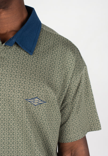 Billabong Shibuya Polo-Shirt sage – Rückenansicht