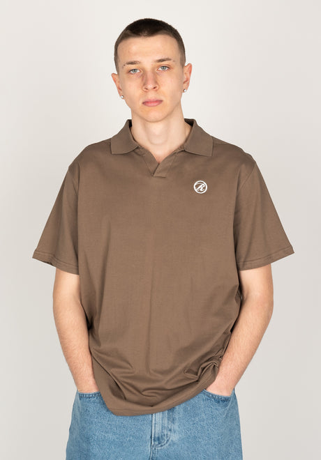Reell Prime Polo-Shirt shroombrown – Ansicht 1