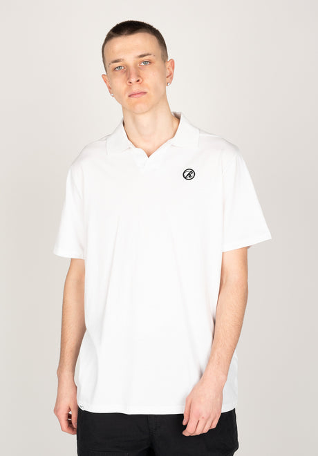 Reell Prime Polo-Shirt snowwhite – Ansicht 1